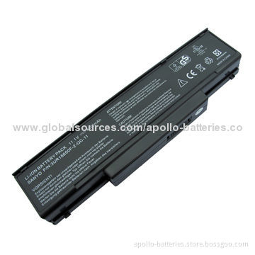 Replacement Laptop Battery for Z53 A9 Series, with 6 Cells, 11.1V Voltage and 4,800mAh Capacity